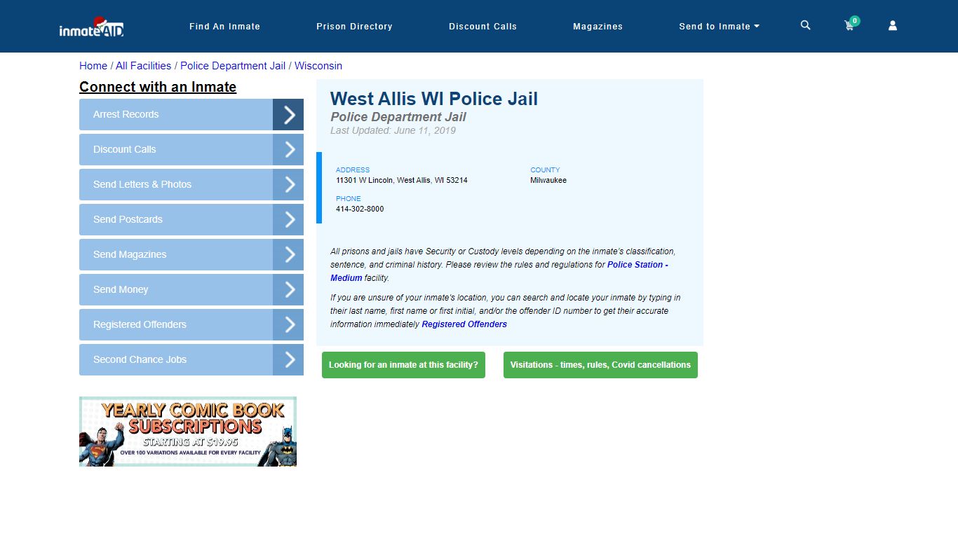 West Allis WI Police Jail & Inmate Search - West Allis, WI